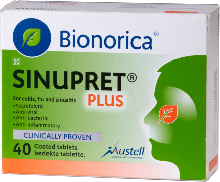 Sinupret Plus Tablets 40 Pack